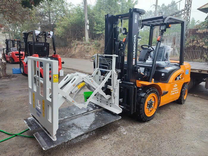 Xe nâng hangcha lắp bộ pushpull